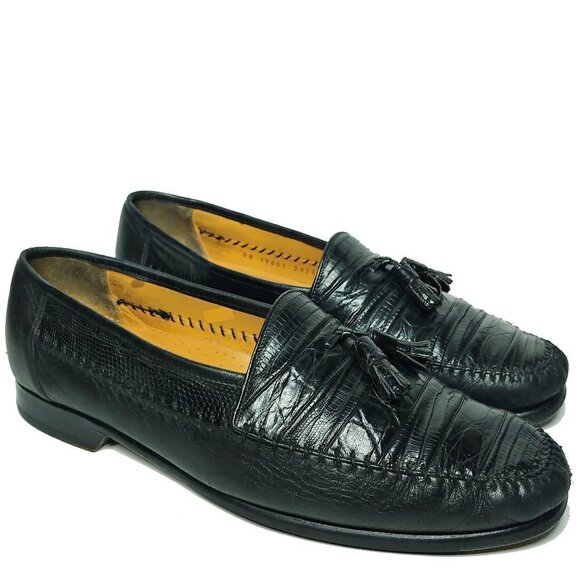 Johnston Murphy "Domani" Spain Embossed Loafer 9B - Picture 1 of 8